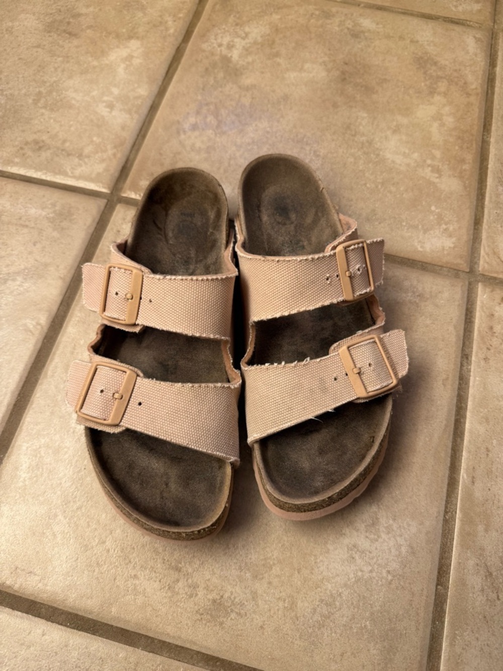 Pink Vegan Birkenstocks